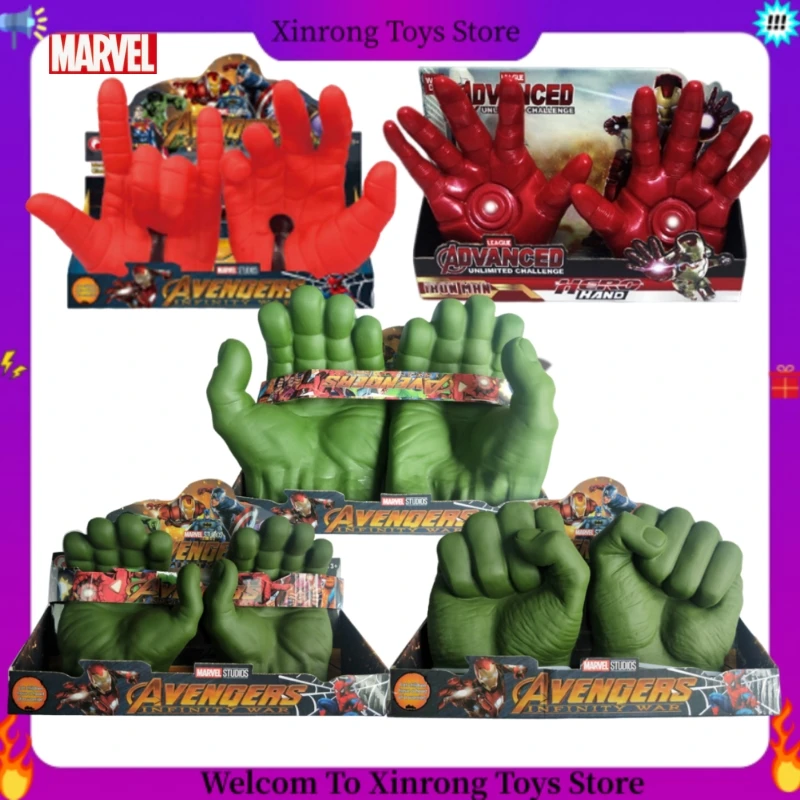 Marvel Avengers Hulk Guanti Figure Giocattoli Hulk Pugno Guanti Cosplay Marvel Legends Spiderman Iron Man Glove Cospla Model Toy Gift