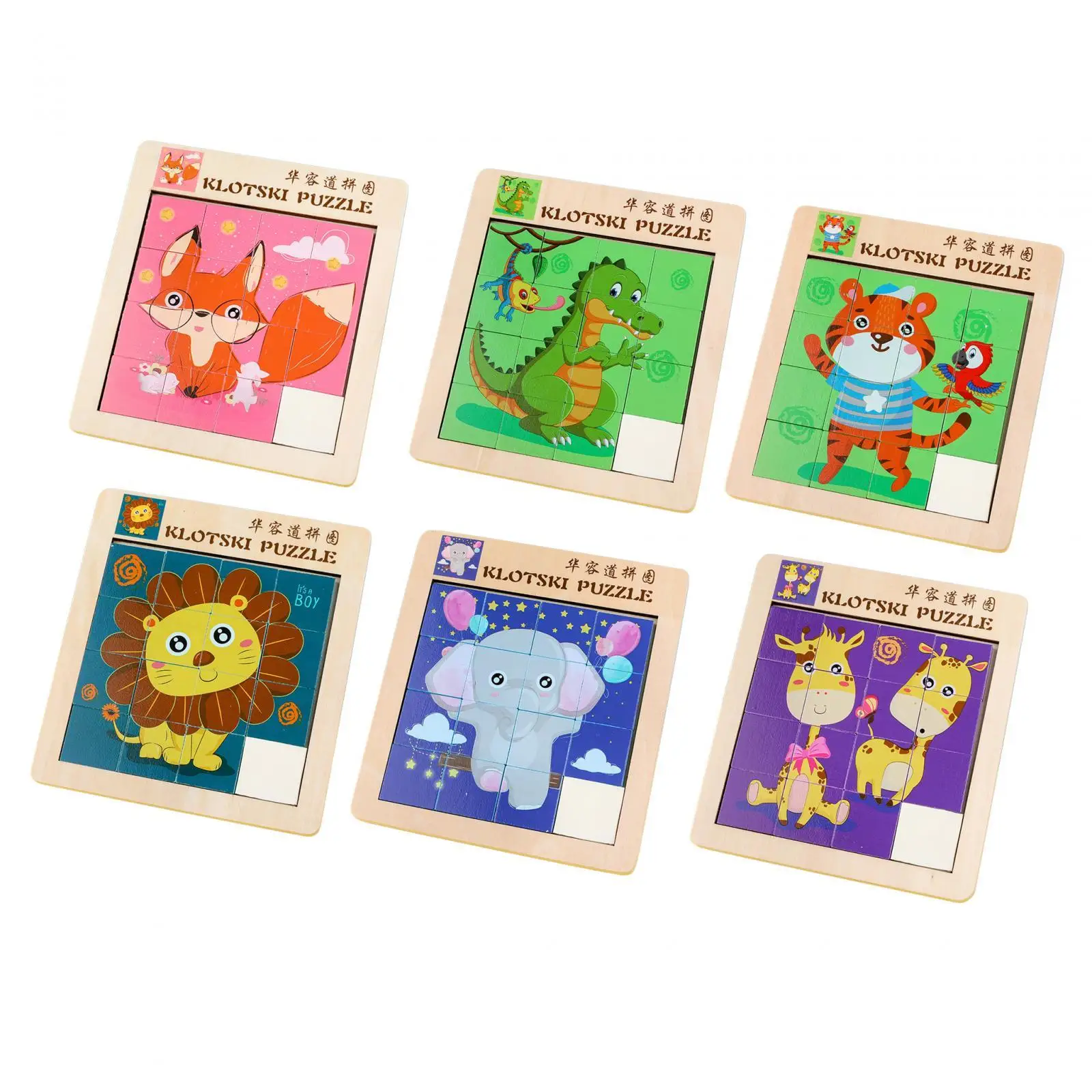 

Animal Jigsaw Puzzle Learning Activities Number Slide for Birthday Gift Baby