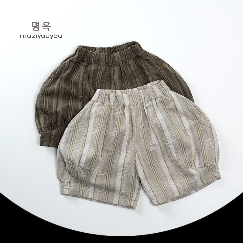 Children's Clothing, Children's Korean Shorts, Thin 2025 Summer New Style, Men's and Women's Baby Korean Version Shorts