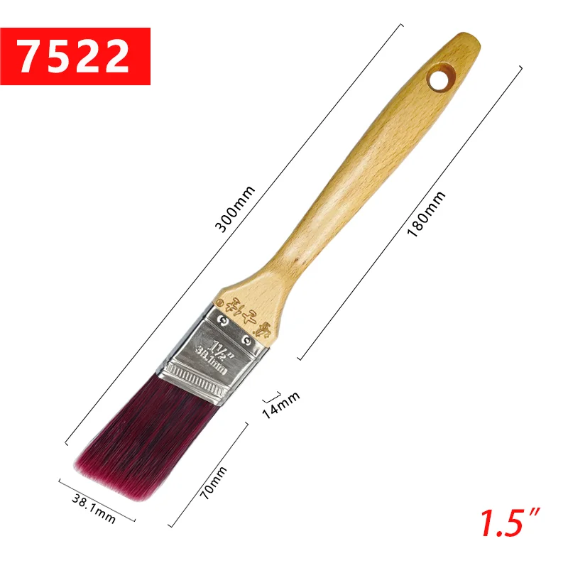 Pro Grade Paint Brushes Art paint brush 1.5" 2" 2.5" 3" Angle Brushes paint brushes