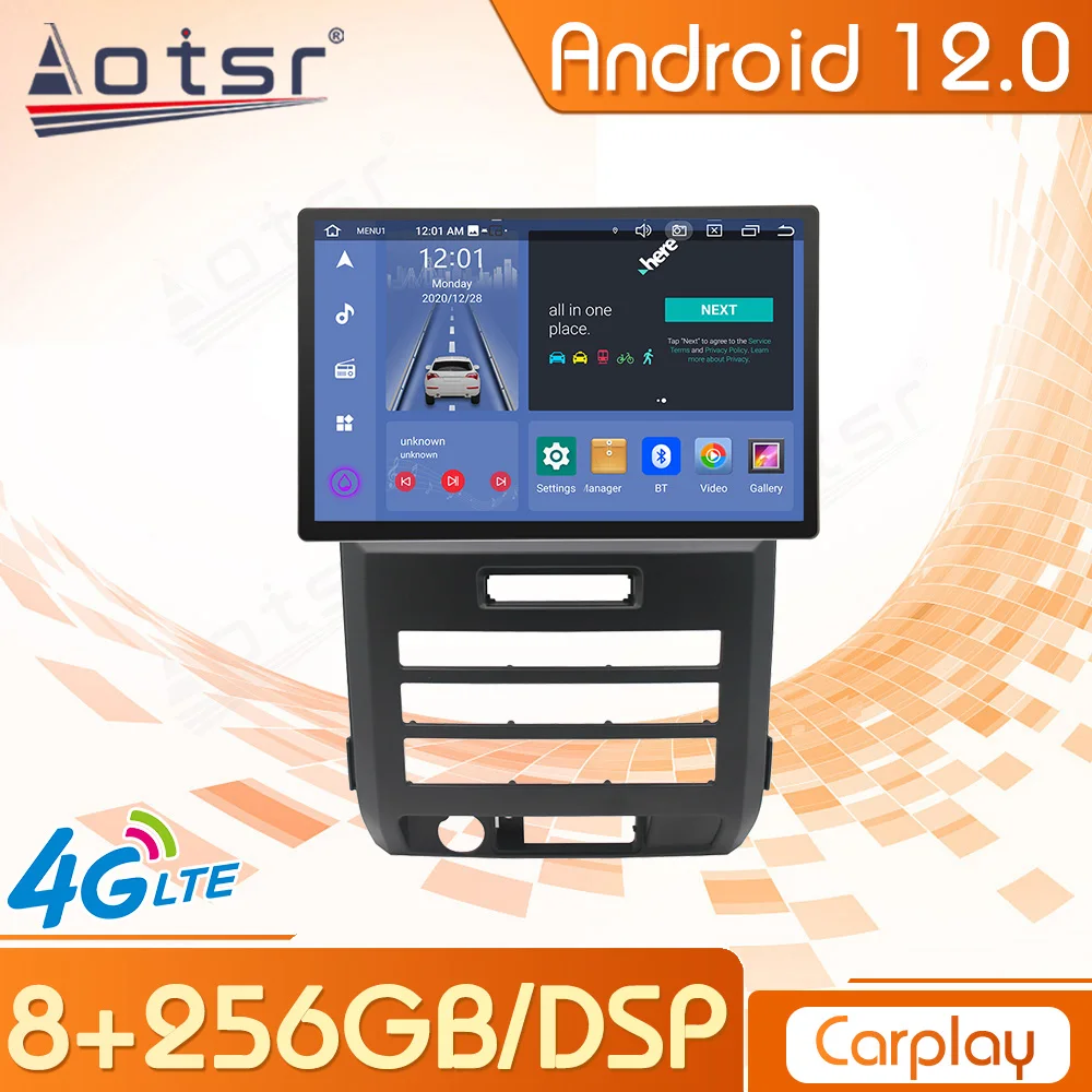 

Автомобильный проигрыватель для Ford F150 SVT RAPTOR 2008 2009 2010 2011 2012 2013 2014 автоверсия Android 12 GPS мультимедийный проигрыватель головное устройство