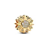 NEW Sparkling Gold Plated Series Charm Bead Fit Original Pan 925 Sterling Silver Bracelet Necklace DIY Fashion Jewelry WomenGift 5