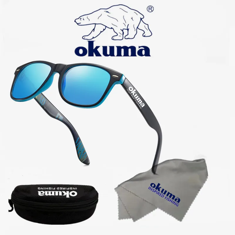 OKUMA Polarized Sunglasses UV400 Protection for Men and Women Outdoor Hunting Fishing Driving Bicycle Sunglasses Optional Box