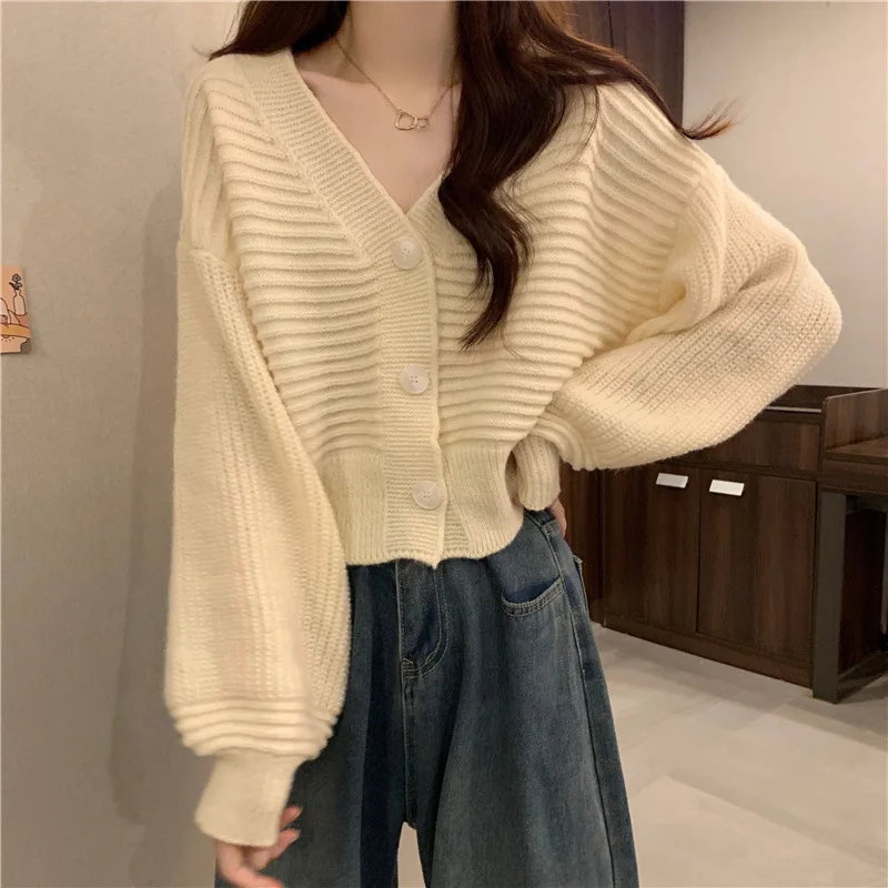 Women Long Sleeve Knitted Sweater