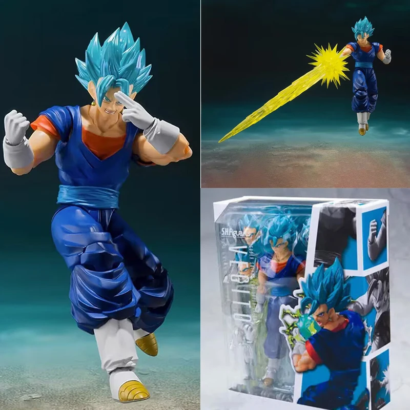 Figurine Dragon Ball Super – Vegito Super Saiyan God, 15cm – Édition Anime – Collection GT Spirit