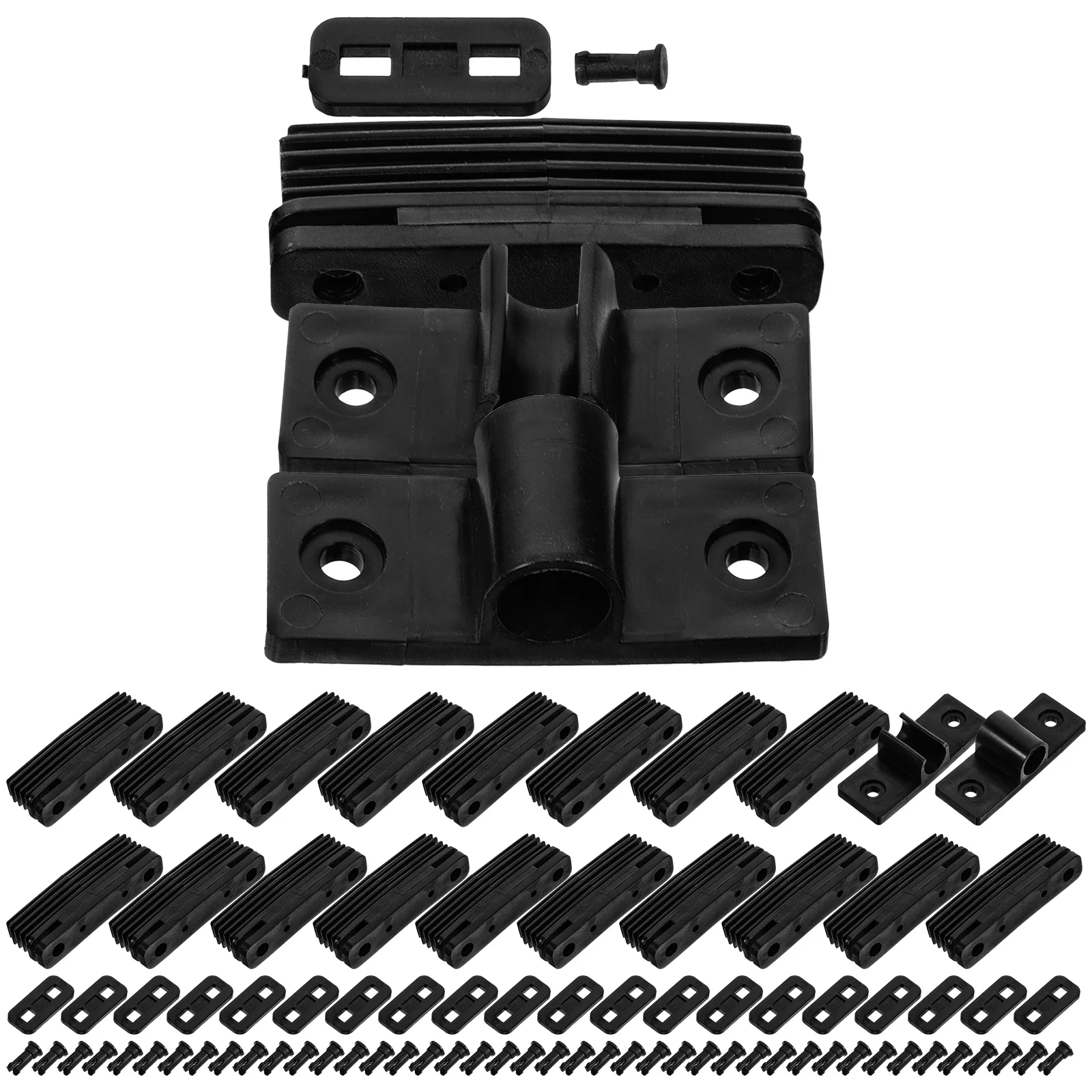 

Camping Table Folding Aluminum Alloy Egg Roll Base Plastic Accessories (table Base) 10 Pieces Buckles Pp