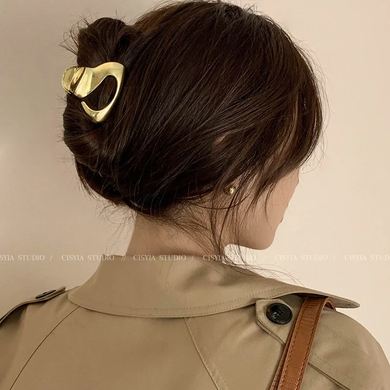 New Tiny Metall Haar Klaue Für Frauen Mädchen Koreanische Geometrische Haar Bad Krabben Clips Haarnadeln Grips Headwear Haar Zubehör – Detail 7