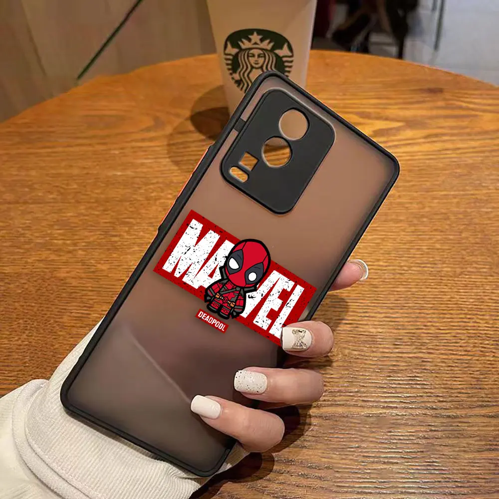 thumbnail image 1 of Funda mate para VIVO X90 X80 X70 5G X60 X50 X30 IQOO NEO 3 5 PRO PLUS X27 X23 X20 Funda el guapo Marvel Avengers dibujos animados, 1 of 5