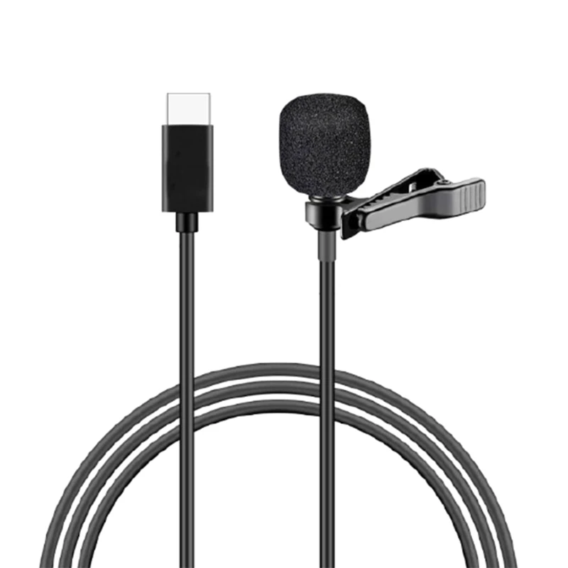 

Professional Video Microphone Lavalier Microphone 360° Omnidirectio Pick Recording Video for One