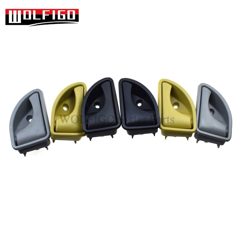 WOLFIGO 82002478 르노 캉구 97-07 트윙고 93-07 용 도어 핸들, 인테리어 왼쪽 및 오른쪽 8200259376,8200259377, 2 개