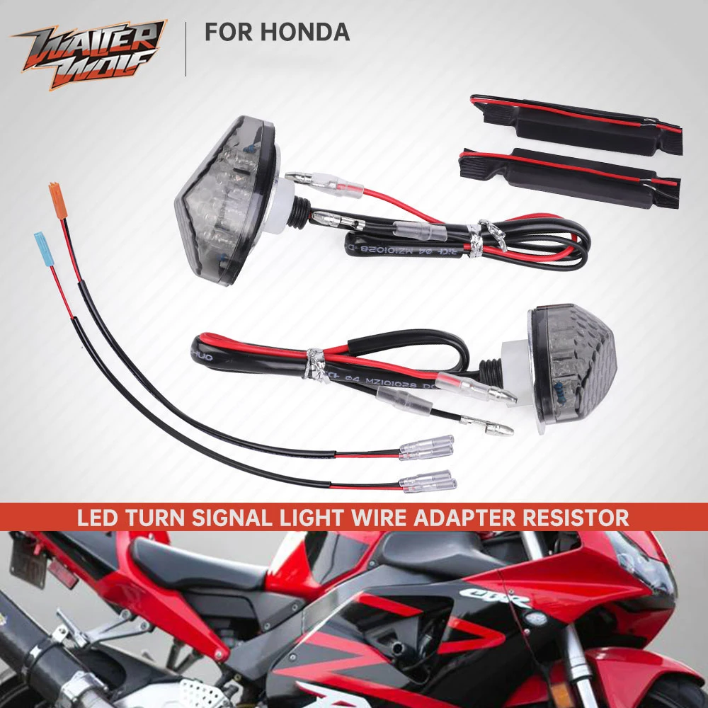 Whites Flasher Honda CBR600 / 900 / 1100XX / VTR1000F ('97-'00) Rear (Each) main image 1