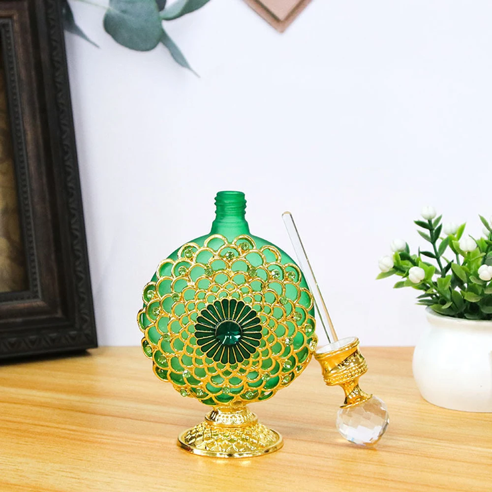 30ml Luxury Vintage Perfume Bottles parfum Mini Travel Essentials Oil Glass Dubai Refillable Perfume Refill mini Dropper Bottle