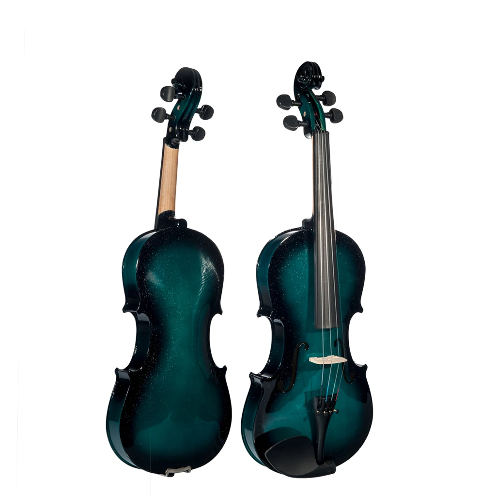 Acoustic Violin 1/4 Size With Case Bridge Tailpiece Brazilwood Bow KIT