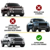 كابلات زجاجية فتحة سقف + مجموعة مسارات لـ-Ford F150 15-20 لـ F250 F350 F450 2017-2019 كرنك النافذة وملحقاتها