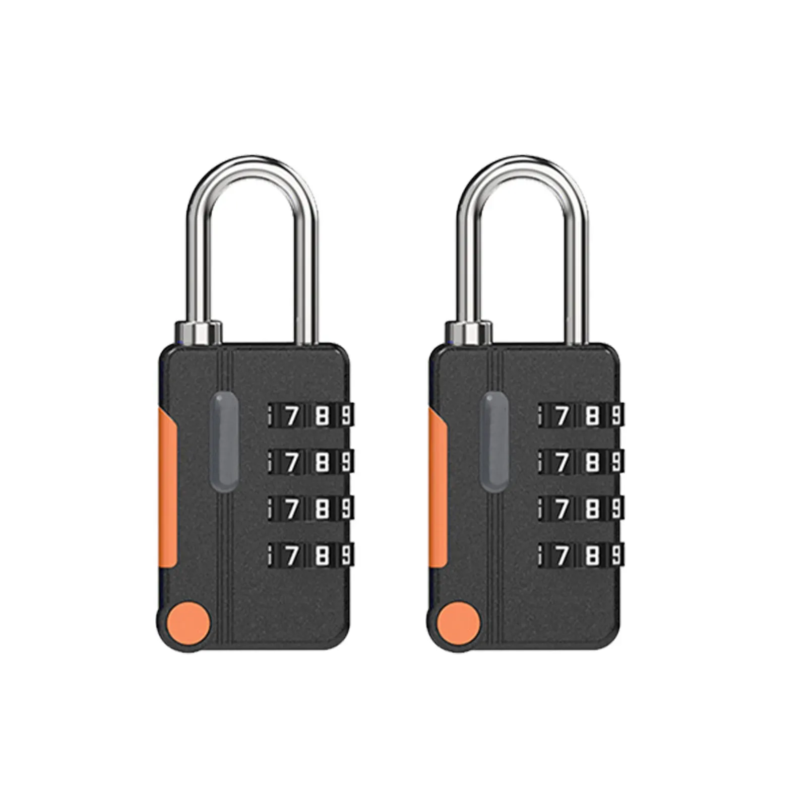 

2pcs Suitcase High Security Resettable Combination Padlock Password 4 Digit Fence Gate Luggage Lock Zinc Alloy Home Door Cabinet