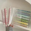 A6 Transparent Pvc Cover Loose-leaf Kpop Idol Card Album Storage Book Binder Photocards Journal Diary Cover School Stationery 6