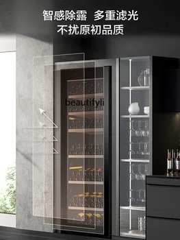 Constant Temperature Large Capacity Wine Cellar Wine Cabinet Refrigerated Ice Bar Electronic Thermostatic Cabinet Refrigerator