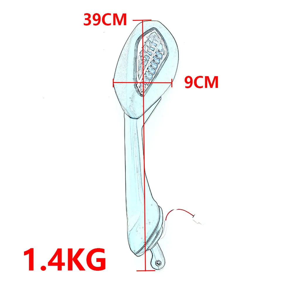 For Ducati 939 Supersport S 2017-2020 Motorcycle Left Right Rearview Mirror LED Turn Signal 2