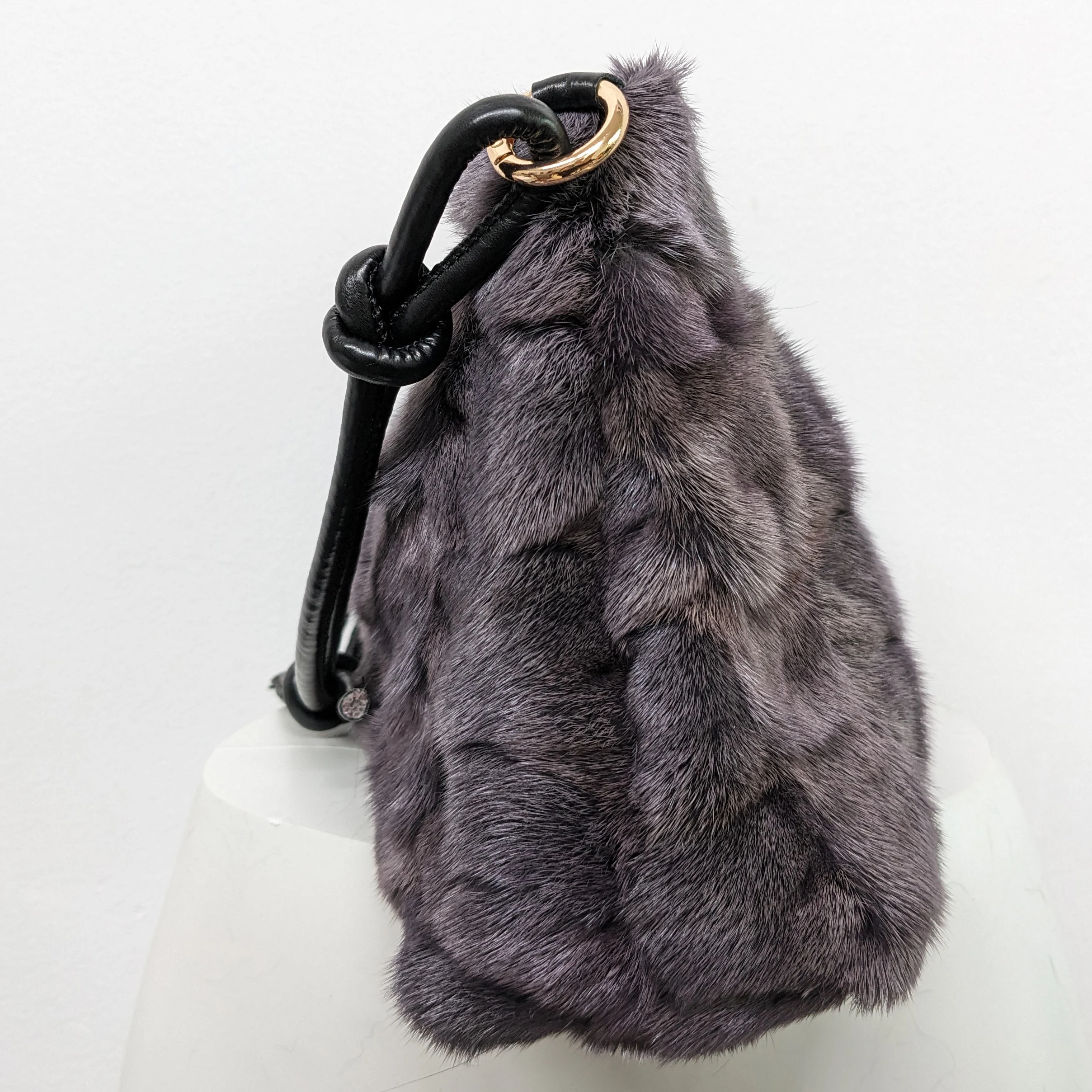 mink fur bag