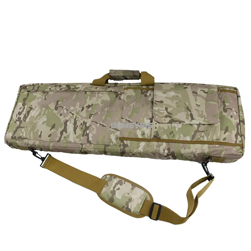 85cm / 100cm 전술 소총 총 가방 Airsoft 슈팅 케이스 사냥 CS Wargame 어깨 총 가방 (탈부착 가능한 코튼 패딩 포함)
