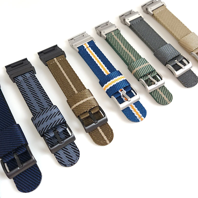 Quickfit 26ミリメートル22ミリメートル織ナイロンストラップ