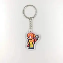 Anime Pixel Keychain - Fun Back - to - School Gift Keyring Pendant - 5 cm(1.968inch) (Mechanic)