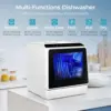 Mini Portable Dishwasher Countertop Compact Dishwashers, Tabletop Small Dishwasher with 5L Built-in Water Tank with 6 Mod 3