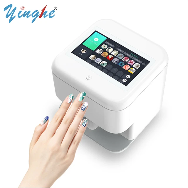 Portable Digital Intelligent Nail Art Printer 3D Touch Screen Mobile Nail  Printing Machine With Wifi Manicure Nail Art Equipment - AliExpress