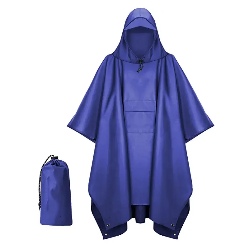3 in 1 Outdoor Military Raincoat Hooded Sleeve Waterproof Rain Poncho Motorcycle Rain Cover Camping Hiking Travel motorcycle raincoat waterproof raincoat