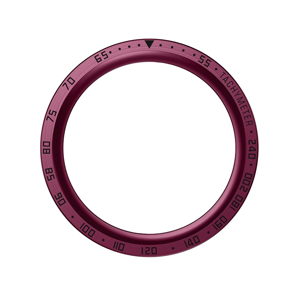 Sleek Rotating Metal Bezel Ring with Time Scale Protective Cover