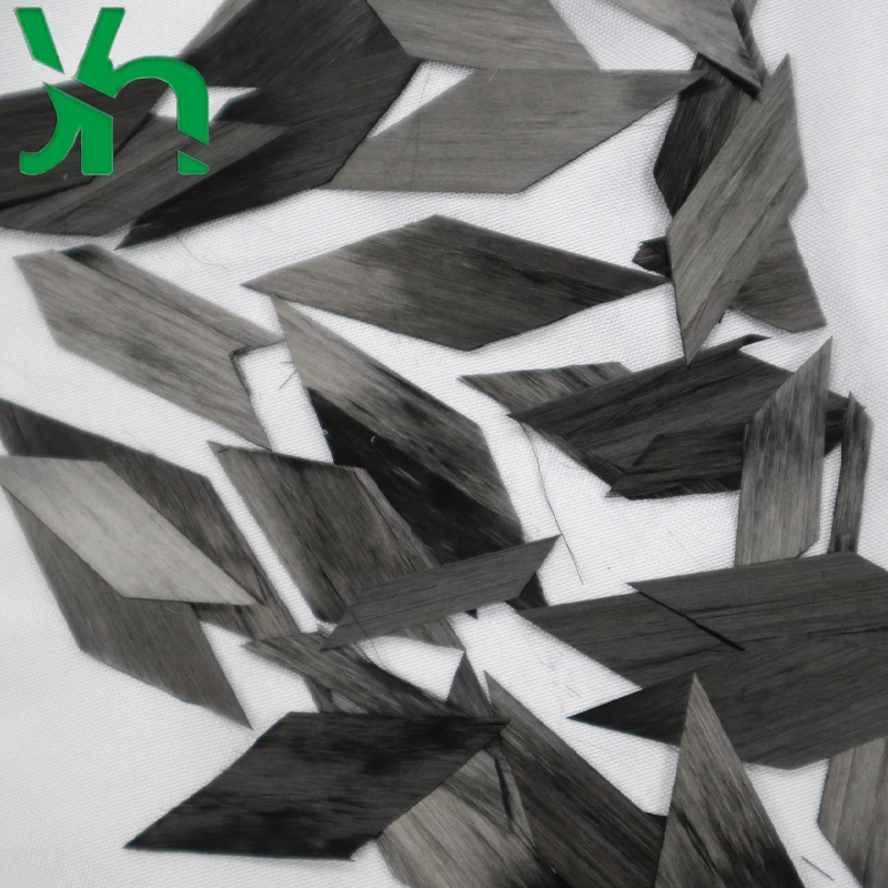 Forged Carbon 42mm Diamond Shaped Carbon Fiber Short Cut Genuine Fiber Forged Grain Raw Material