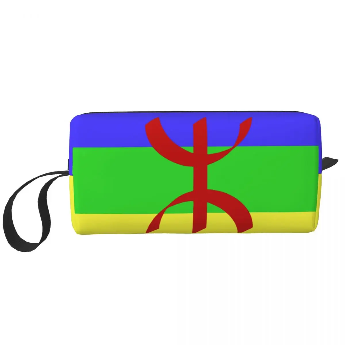 

Косметичка с флагом Amazigh, женские косметички, флаг Amazigh Berber, дорожная Повседневная сумка для туалетных принадлежностей, органайзер, сумка для хранения