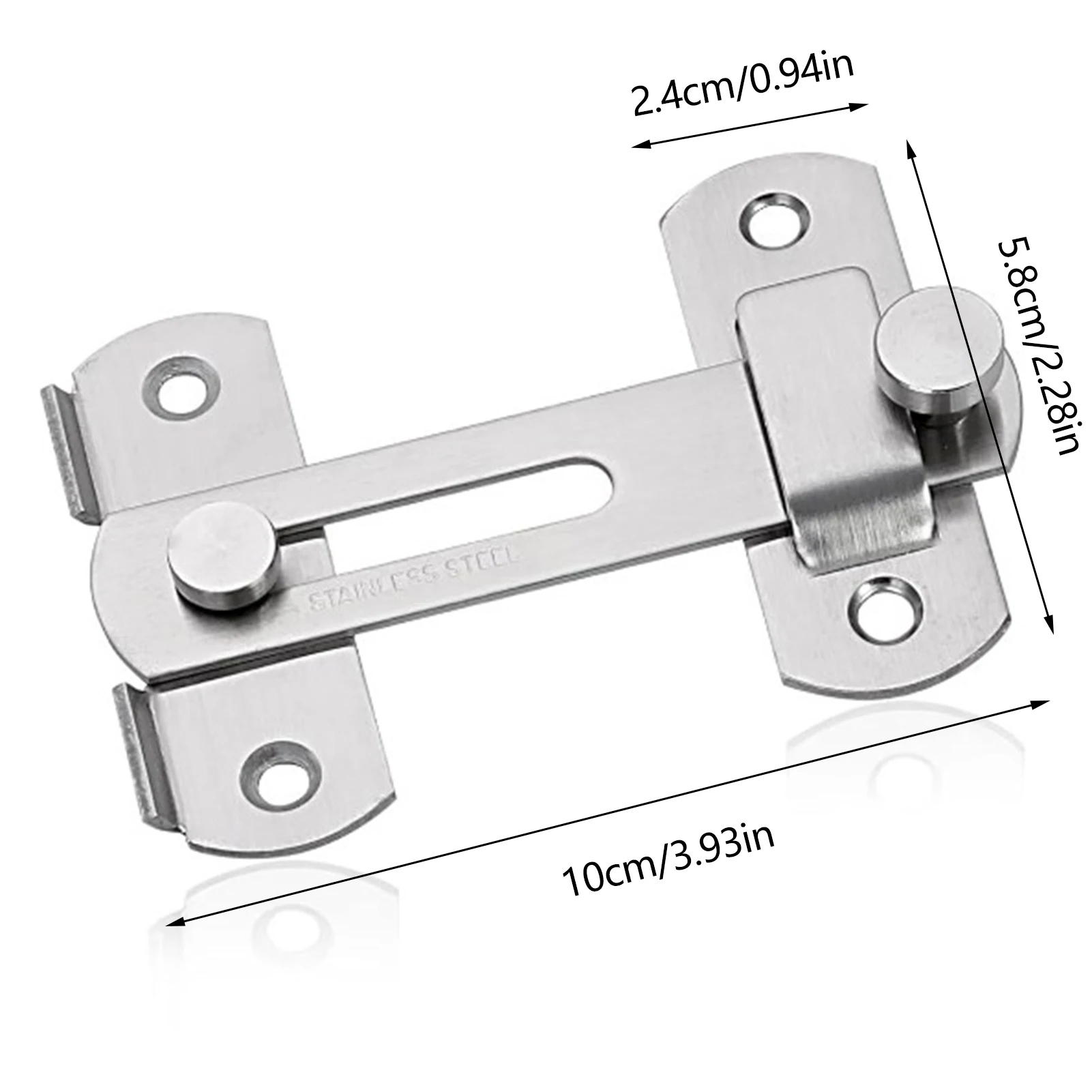 Stainless Steel Child Safety Cabinet Locks Sliding Door Snap Lock Durable Door Latch for Window Cabinet Fitting Room door latch,baby safety lock