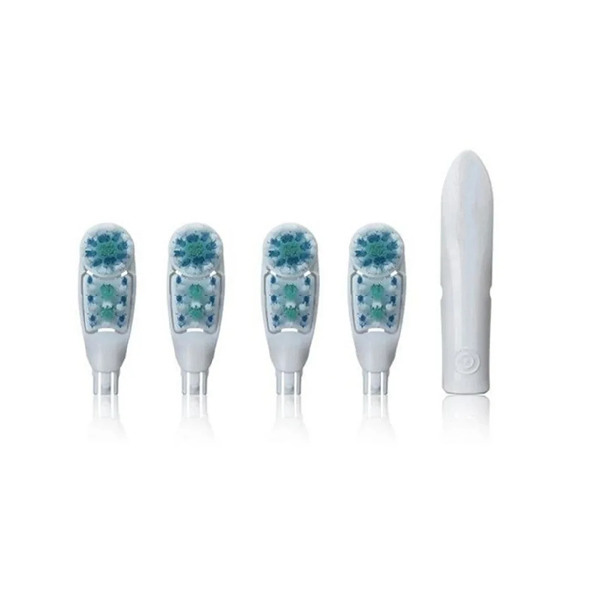 

4PCS Sensitive Dual Clean Replacements Brush Heads for 3733 4732 4734 Electric Toothbrush Rotating Toothbrush Head