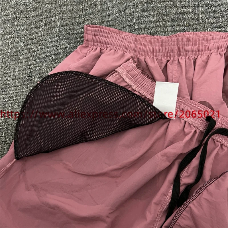 Pink Cactus Jack Embroidery Logo Shorts Men Women 1:1 Top Quality Skull Print Casual Oversize Breeches