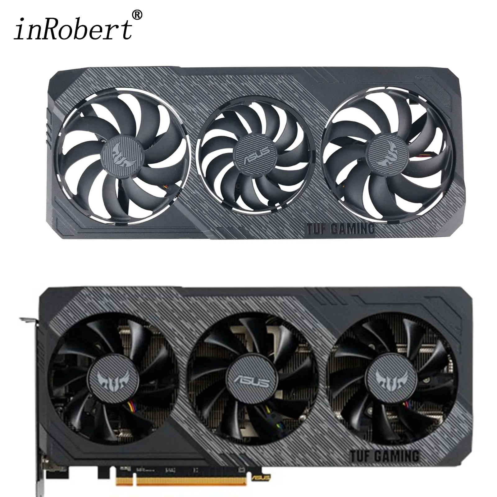 Dissipador de Calor da Placa de Vídeo de 88 mm Pld09210b12h para Asus Rx5600 Rx5700 Rx5700xt Tuf Placa Gráfica do Jogo Refrigerar com Escudo