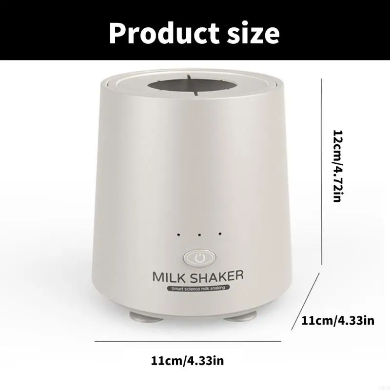 L8RB Baby Bottle Shaker 3 Speed Adjustable Formula Mixer Electric Automatic Bottle Shaker USB Charging Milk Mixer