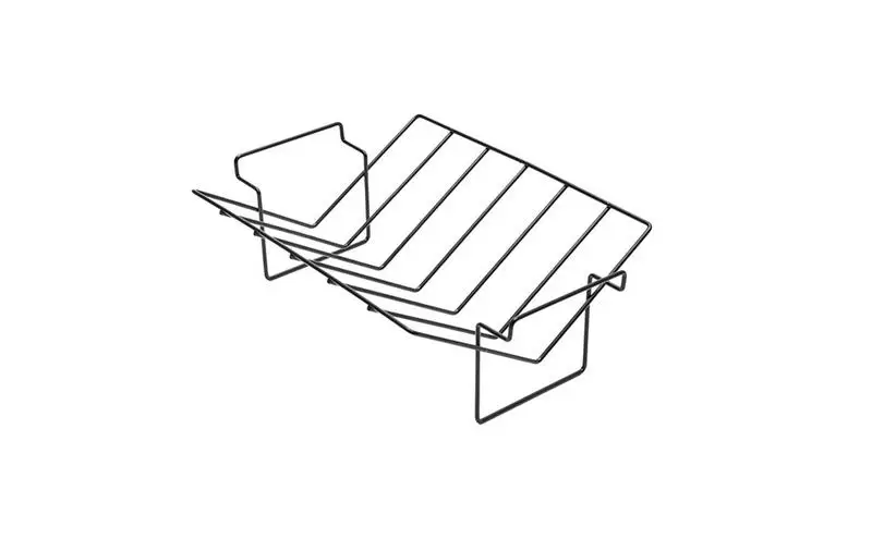 

Ребристая стойка для гриля, антипригарная ребристая стойка для барбекю, V-образная подставка для обжарки, толстая высокотемпературная устойчивая стойка для индейки, инструменты для барбекю, ребристая подставка