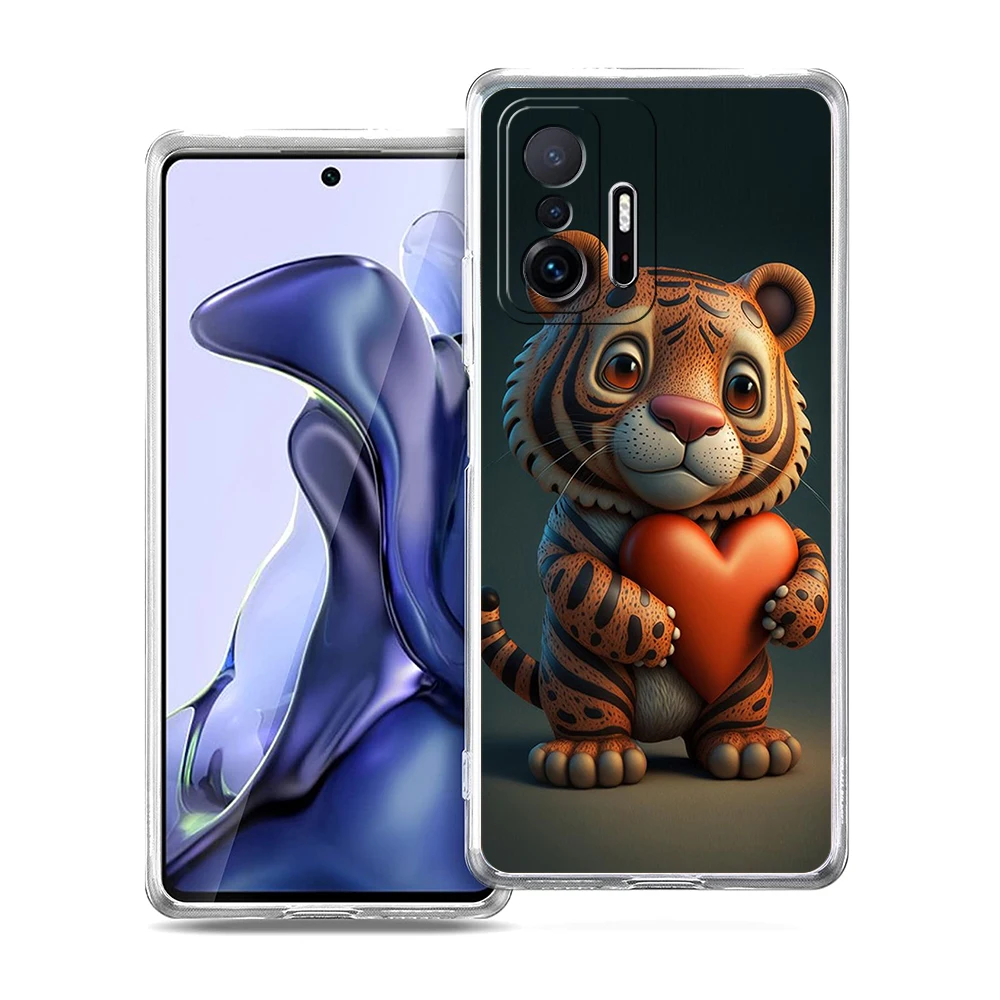 Cute Cartoon Animal Soft Transparent Phone Case