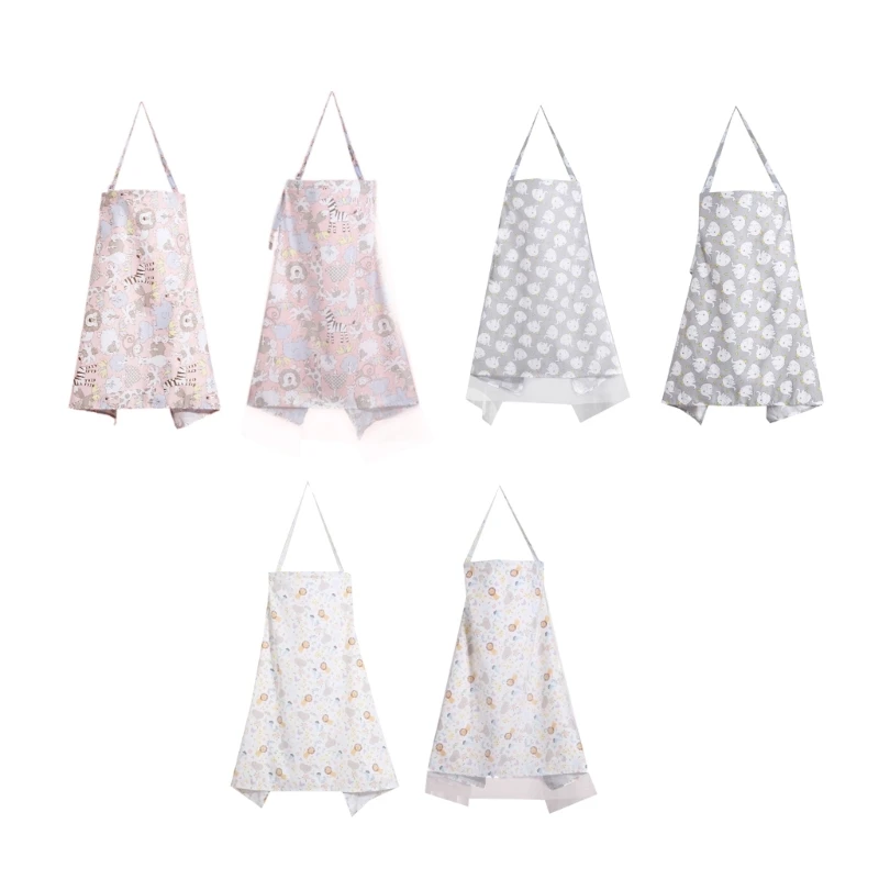 Nursing Cover Breastfeeding Cover Multipurpose Nursing Apron for Mom Feeding Stroller Anti-Wind 360 Degree Protect