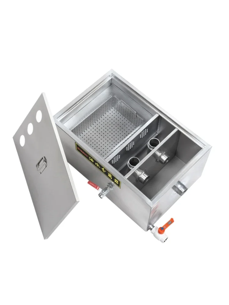Oil-water separator Stainless steel catering kitchen filter Commercial hotel Environmental protection Customizable buried grease