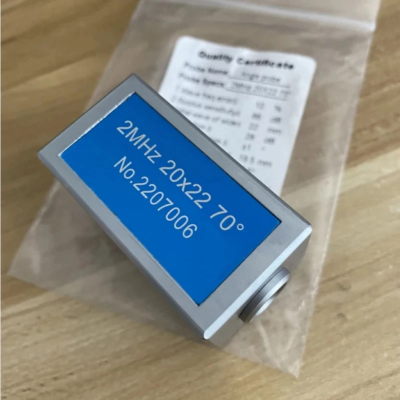 Angle Beam Probe Transducer 20*22 2MHz 45 60 70 degree