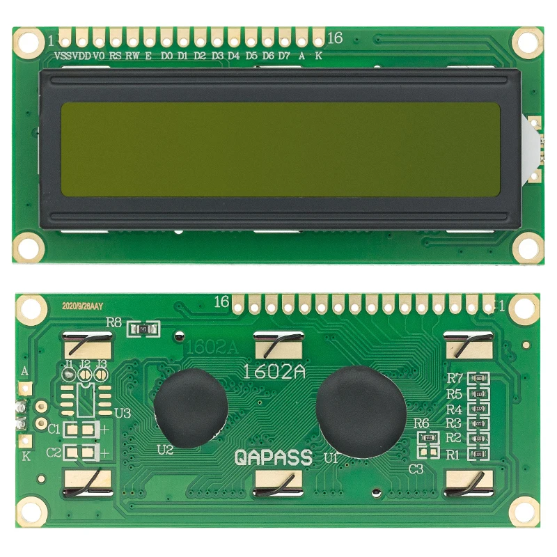 LCD1602 LCD , 16x2  LCD ÷ , HD44780 Ʈѷ, , ο, ׸ ũ, Ʈ, 50 