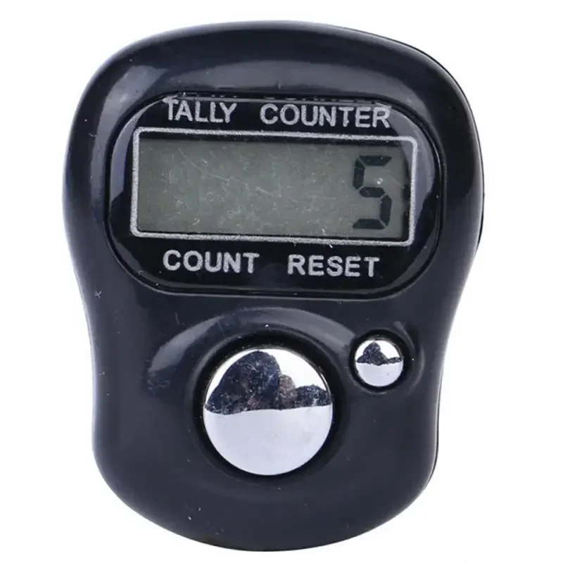 Mini Stitch Marker And Row Finger Counter LCD Electronic Digital Tally Counter For Sewing Knitting Weave Tool Key Number Count hand tally counter electronic counter