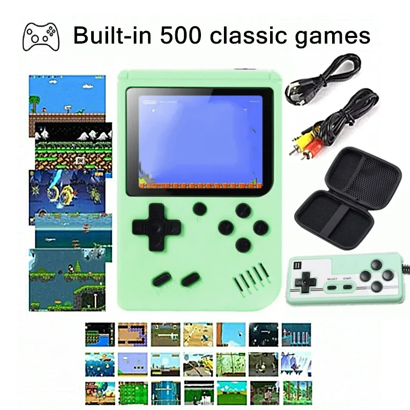Built-in 500+ Classic Games Children's Handheld Game Players for Gameboy Output Emulator Charging Can Be Connected To The TV - 3