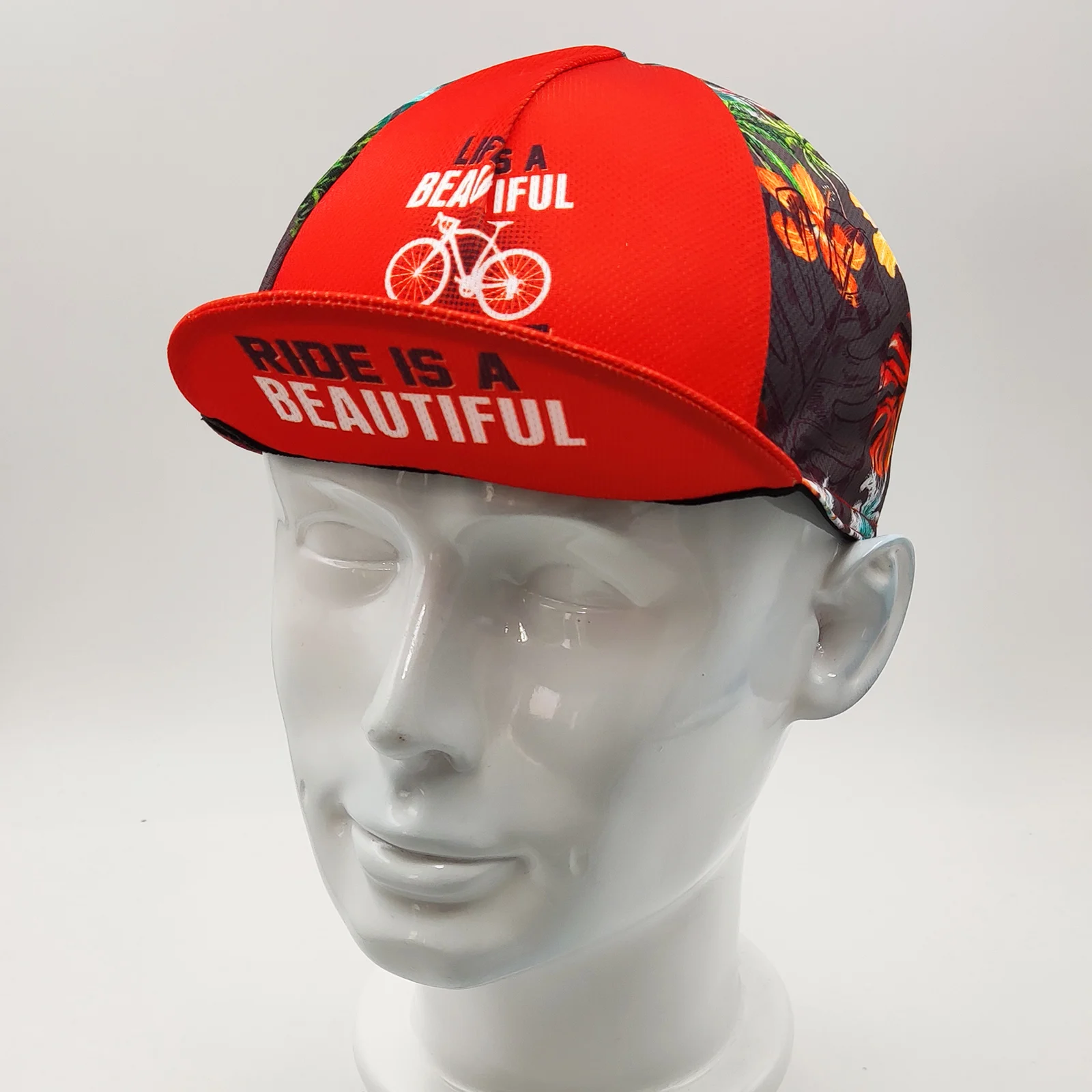 3 Styles Flowers Dots Colors New CLassical Cycling Caps Breathable Unisex Gorra Ciclismo