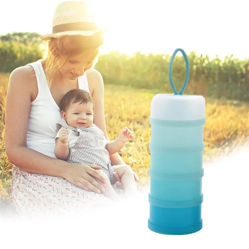 4 Layers Formula Container Stackable Formula Dispenser