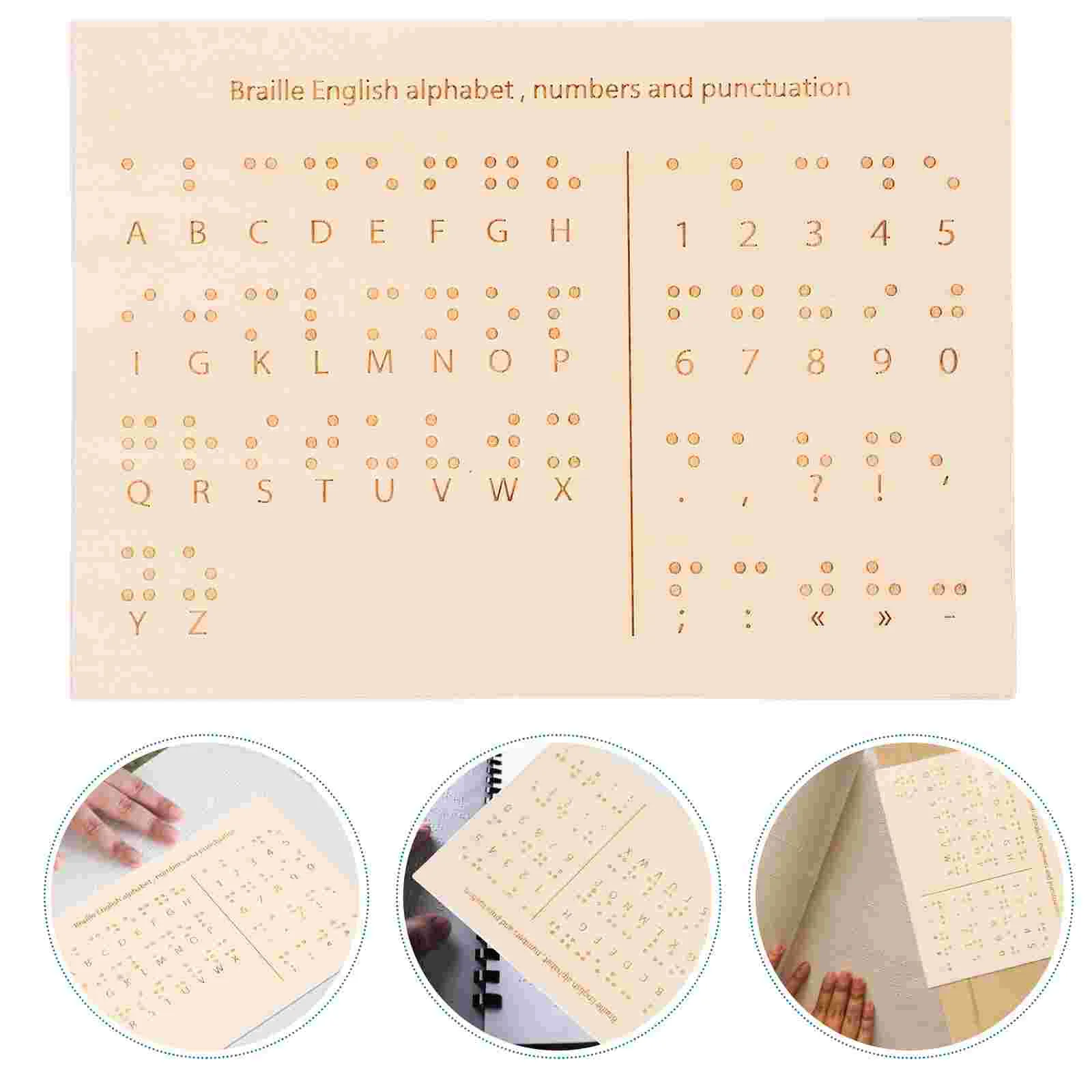 점자 교육 장비, 블라인드 학습 용품, 가제트 알파벳 보드, 숫자 보드, 목재 문자