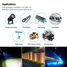  High Power LED 10W CREE XML T6 XML2  XM-L2 5050 Chip diodes 3V 3.7V Flashlights Parts DIY For Bicycle Car accessories Headlamp 