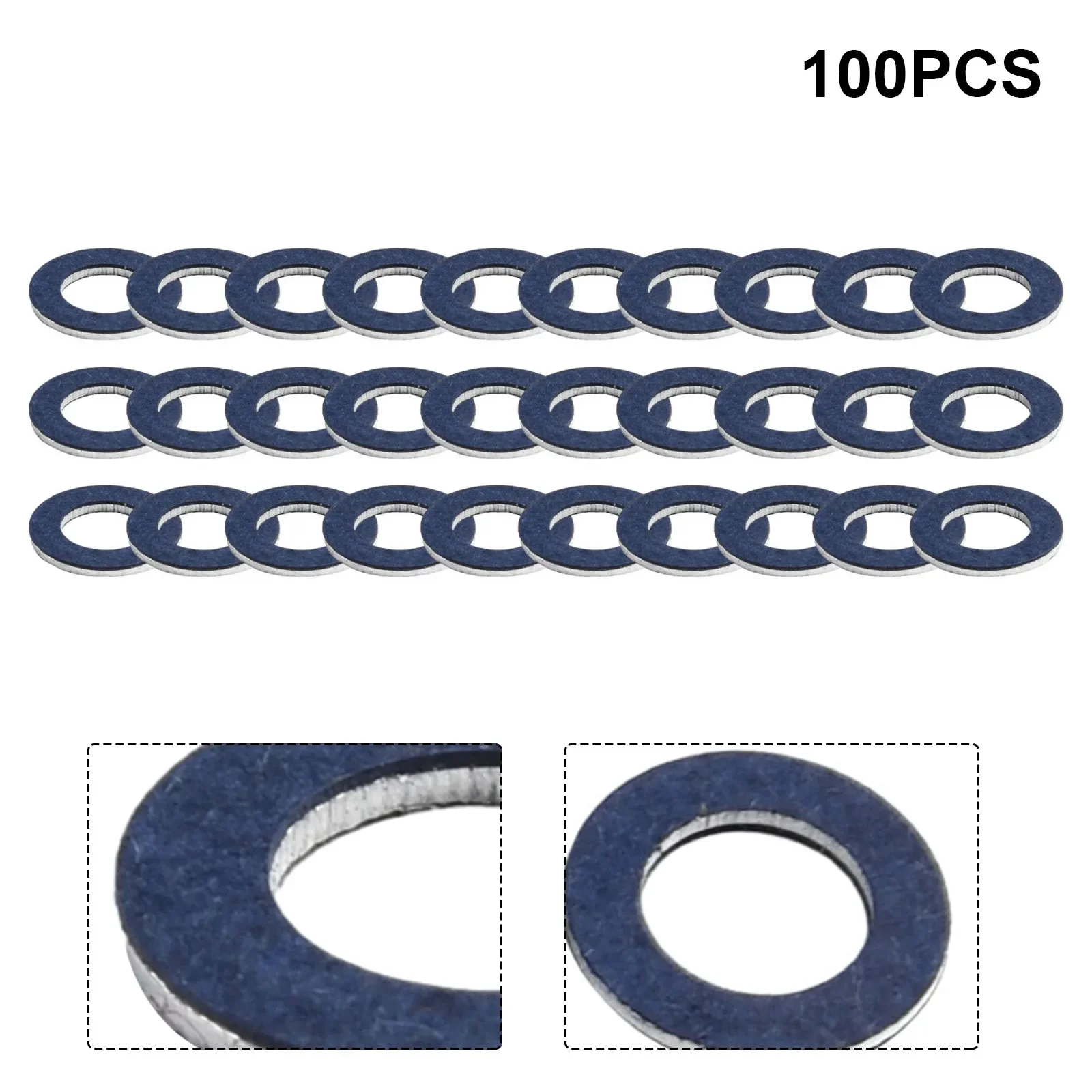 100Pcs/set Oil Drain Sump Plug Washers Gasket Hole For TOYOTA For LEXUS SCION OE90430-12031 90430-12028 12mm